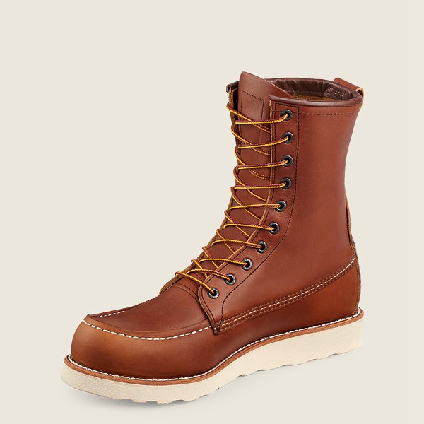 Red Wing Mens Traction Tred - 8-inch Soft Toe - Work Boots Brown - 2784ZODIX